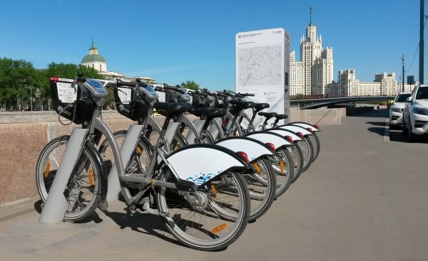 Fahrradverleih in Moskau
