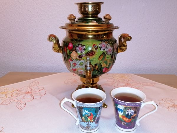 Tee trinken in Russland